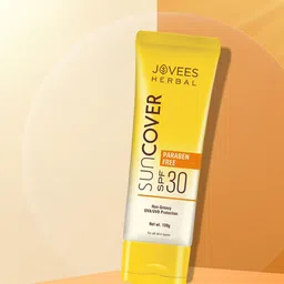 Jovees Herbal Sandalwood Natural SPF30 Sun Cover with Sunflower & Aloevera - 100 g-38