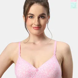 Sonari Pack of 2 Printed Medium Coverage Lightly Padded T-shirt Bra with All Day Comfort-42