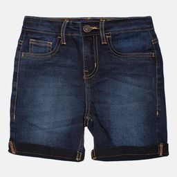 KiddoPanti Boys Washed Denim Shorts-picture-28