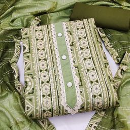 KALINI Embroidered Unstitched Dress Material With Dupatta-image-47