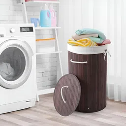 The Better Home Brown Foldable Eco Friendly Laundry Bag With  Durable Rope Handles-42