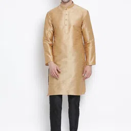 VASTRAMAY Mandarin Collar Straight Kurta with Churidar-picture-56