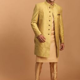 VASTRAMAY Self-Designed Indo Western Sherwani-picture-34