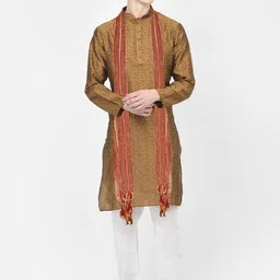 SG LEMAN Self Design Kurta & Pyjamas With Dupatta image 1