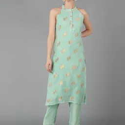 KALINI Ethnic Motifs Regular Kurta with Trouser image 1