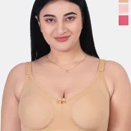 KOMLI Pack Of 3 Full Coverage Bra-picture-30