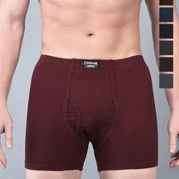Dollar Bigboss Men Solid Pack of 7 Combed Cotton Plush-Backed Waistband Trunk-picture-38