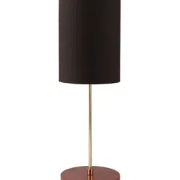 BTR CRAFTS Black Metal Cylindrical Shaped Table Lamp with Adjustable Cord-picture-53