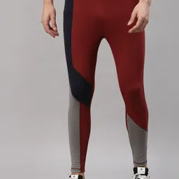 JUMP USA Men Color-Blocked Rapid Dry-Fit Workout Tights-picture-47