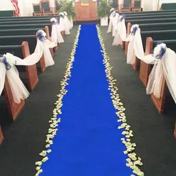 F & B RUGS Blue Anti Skid Outdoor Carpet-image-60
