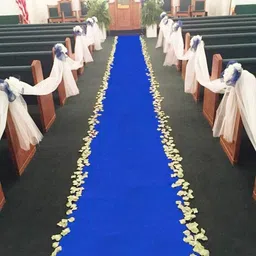F & B RUGS Blue Anti-Skid Outdoor Carpet-picture-22