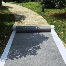F & B RUGS Grey Non-Woven Anti-Skid Indoor Or Outdoor Carpet-image-93