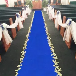 F & B RUGS Blue Indoor & Outdoor Non-Woven Carpet-image-74