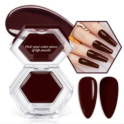Modelones Single Solid Cream Gel Nail Polish Color Cube 3g - Haute Chocolate-30