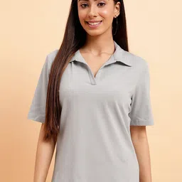 MINT STREET Polo Collar Short Sleeve Pure Cotton T-shirt-picture-13