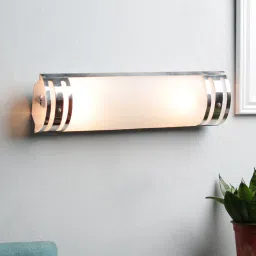 new era Glass Flush Mount Wall Light (Silver)-picture-18
