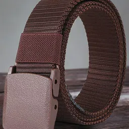 The Roadster Lifestyle Co Men Textured Casual Belt-image-99