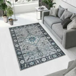 maa home concept Persian Velvet 6 X 4 Feet Machine Made Carpet-picture-14