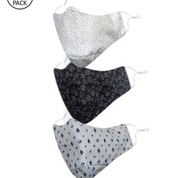 EL REGALO Men Pack Of 3 Printed 3-Ply Cotton Reusable Protective Outdoor Masks-image-24