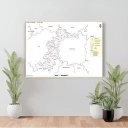 Wallpics Black & Red Gandhinagar District Kalol Taluk Printed Waterproof Wall Sticker-picture-1
