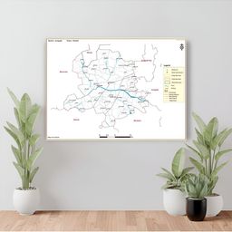 Wallpics White & Pink Junagadh Printed Waterproof Wall Poster-image-92