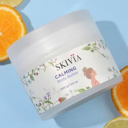 SKIVIA Paraben Free & Vegan Calming Body Butter with Saffron & Lavender - 200 g-50