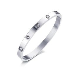 Jewels Galaxy Women Silver-Toned & White American Diamond Silver-Plated Ring Bracelet-6