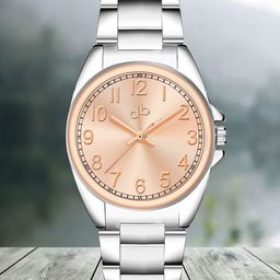 DressBerry Women Rose Gold-Toned Stainless Steel Straps Analogue Watch-DB-018-Rose-56