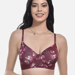 StyFun Floral Printed Full Coverage Lightly Padded Non-Wired Bra With All Day Comfort-35