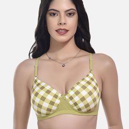 StyFun Checked Full Coverage All Day Comfort Lightly Padded Bra-26