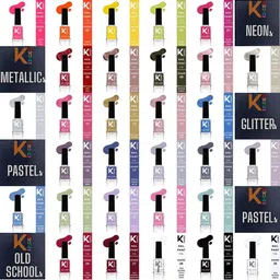 KINDED Long Stay Glossy Finish Nail Polish - 9ml - Metallic Silverish Gold 10-35