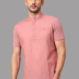 Cantabil Band Collar Pure Cotton Straight Kurta-image-45