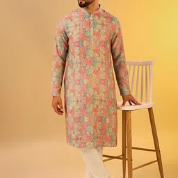 KISAH Ethnic Motifs Printed Straight Kurta-28