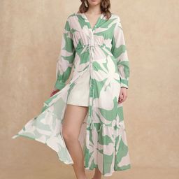 RAREISM Women Printed Long Sleeves Shrug-51