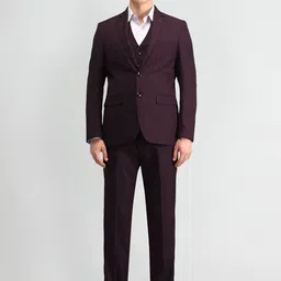 Arrow Men Solid Long Sleeves Suits-29