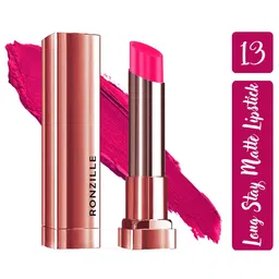 Ronzille Non Drying & Lightweight Long Stay Matte Lipstick - Vivid Burgundy 13-49