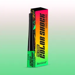 Jaquline USA Pro Stroke Color Shock Liquid Eyeliner 3.5ml - Vivid Green-image-51