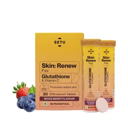 SETU Set Of 2 Skin Renew Tablets - 30 Tablets Each - Mixed Berry & Orange Flavor-18