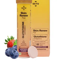 SETU Set Of 2 Skin Renew Tablets - 15 Tablets Each - Mixed Berry & Orange Flavor-19