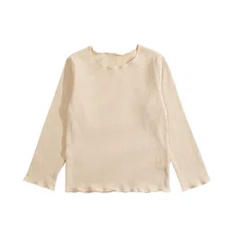 StyleCast x Revolte Beige Round Neck Long Sleeves Top-image-69