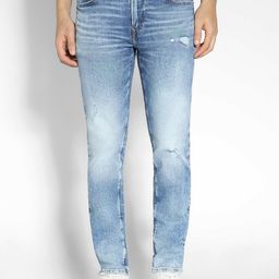 AMERICAN EAGLE OUTFITTERS AirFlex+ Men Slim Fit Mildly Distressed Heavy Fade  Jeans-image-54