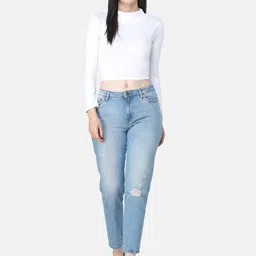 SCORPIUS Cotton High-Low Crop Top-image-77