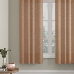 HOSTA HOMES Brown Window Curtain-image-65
