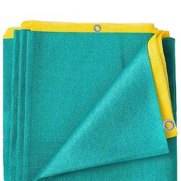 mahira polyglobal llp Mahira UV Stabilized Garden Shade net 90% Green House Net UV Protected for Terrace, House, Balcony, Gardening, Multipurpose Agriculture Shade net with Attached Eyelets on Every Meter (3 x 15 Meters) image 1