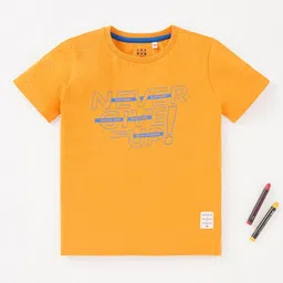 Ed-a-Mamma Boys Typography Printed Cotton T-shirt-image-23