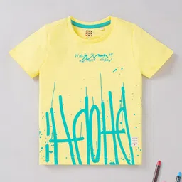 Ed-a-Mamma Boys Typography Printed Cotton T-shirt-picture-5
