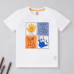 Ed-a-Mamma Boys Graphic Printed Pure Cotton T-shirt-41
