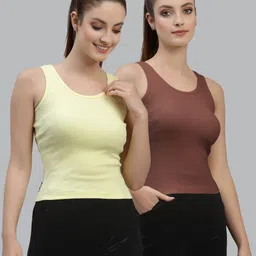 Friskers Sleeveless Cotton Rib Tank Top-picture-16