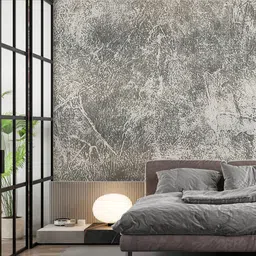 Jaamso Royals Grey Abstract Print Self-Adhesive & Waterproof Wallpaper-0