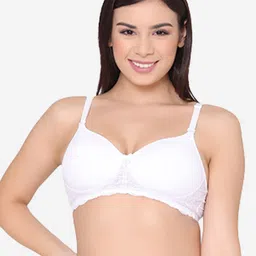 GROVERSONS Paris Beauty White Lightly Padded Non Wired Multiway Bra with Lace-picture-50